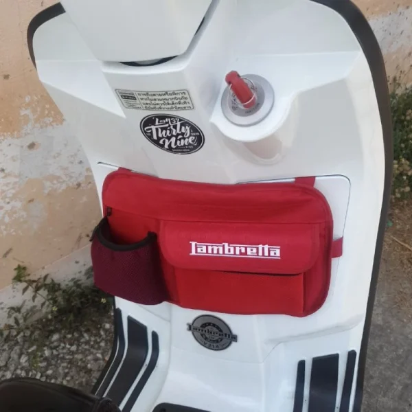 ฮิต! กระเป๋าคาดเก๊ะ Lambretta ตรงรุ่น G350 V200 V125 สีสวย กันน้ำ100% ใส่แก้วเยติได้เต็มใบ
