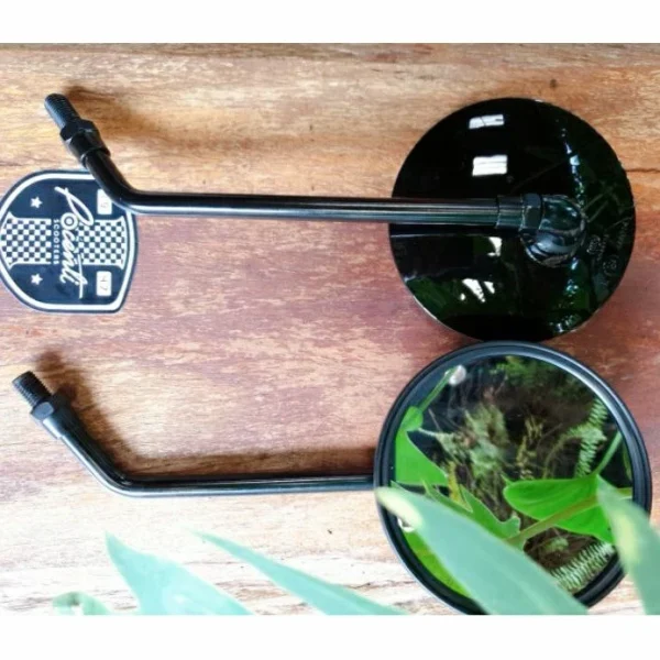 กระจกวงกลม Lambretta ก้าน 11 นิ้ว ดีไซน์สวย คลาสสิก คุณภาพ แข็งแรงทนทาน มองชัด - Image 6