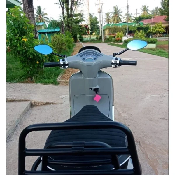กระจกก้านสั้น R.​ XLทรงสปอร์ต ดีไซน์สวย งาน CNC คุณภาพ แข็งแรงทนทาน พร้อมกระจกแบบตัดแสง มองชัด - Image 8
