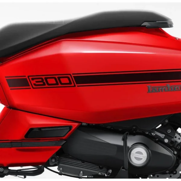 ใหม่!! Sticker ฝาข้าง Lambretta X300 SR ลายเส้น (1 ชุด/ 2ชิ้น) สวยคมติดตั้งง่ายพร้อมเทปยกมีหลายสีให้เลือก - Image 2