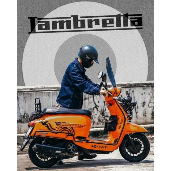 ฮิต!!! กระเป๋า กันน้ำ Lambretta คาดเก๊ะ กันน้ำ100% ใช้กับ แลมเบรตต้า เวสป้า RA Sco ได้ลงตัว - Image 9