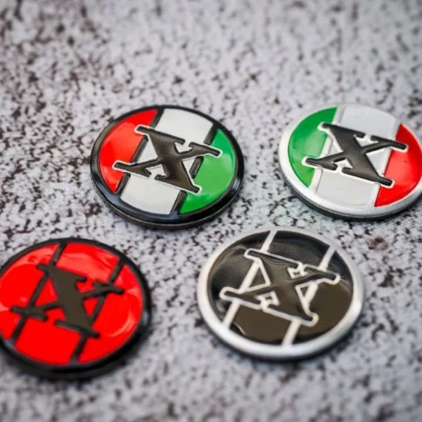 ใหม่!! เพลทโลหะ กลม Lambretta X และ Mods สวย เท่ โดนใจชาว แลมเบร็ตต้า ติดตั้งง่ายตรงไหนก็เด่น มีเทป 3 m ในชุด - Image 5