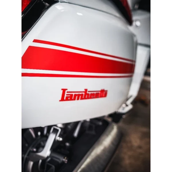 ใหม่!! Sticker ฝาข้าง Lambretta X300 SR ลายเส้น (1 ชุด/ 2ชิ้น) สวยคมติดตั้งง่ายพร้อมเทปยกมีหลายสีให้เลือก - Image 5