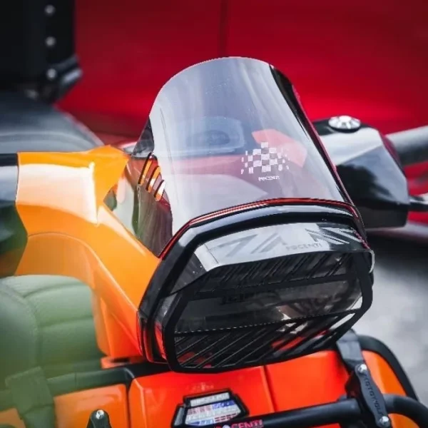 ใหม่!! ชิว V200 ชิวเอียง ฉลุ ทรงสปอร์ต ตรงรุ่น Lambretta V200 V125 อบขึ้นรูปอย่างดี ติดตั้งง่าย - Image 7