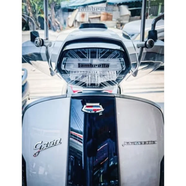 ใหม่!! การ์ดไฟหน้า G350 V200 V125 งานคุณภาพ Design สวย ใส่กับแก็ปไฟหน้าได้ - Image 2