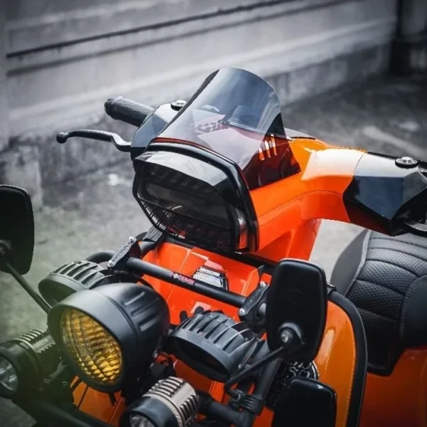 ใหม่!! ชิว V200 ชิวเอียง ฉลุ ทรงสปอร์ต ตรงรุ่น Lambretta V200 V125 อบขึ้นรูปอย่างดี ติดตั้งง่าย - Image 5