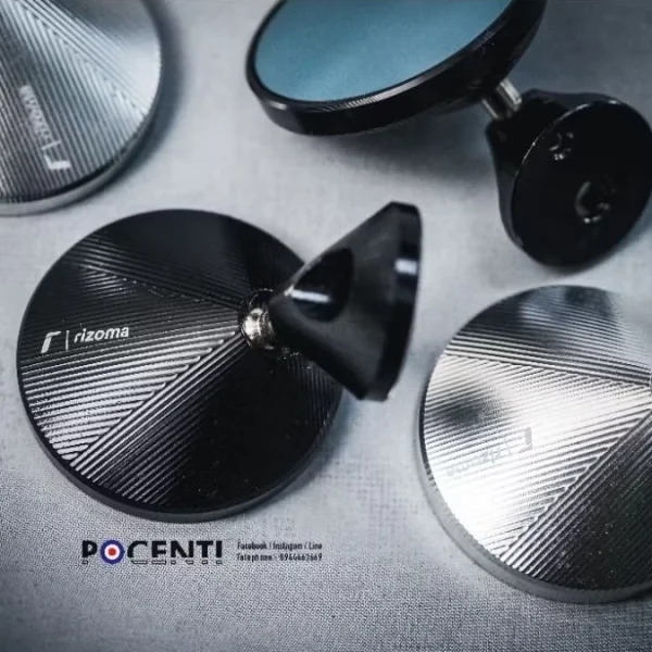 ใหม่ล่าสุด!! กระจกปลายแฮนด์ R - Super Mini สุดสปอร์ต คล่องตัว ดีไซน์สวย งาน CNC คุณภาพ แข็งแรง กระจกแบบตัดแสง - Image 5