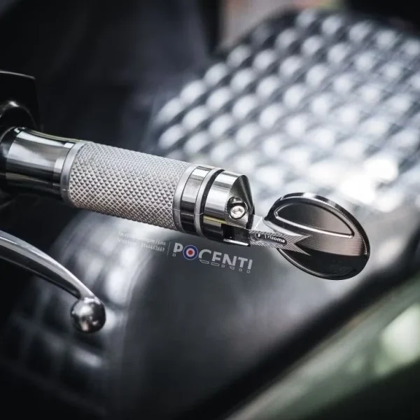 ใหม่ที่สุด! กระจกปลายแฮนด์ R - Mini Plus+สปอร์ต หล่อ งานสวย เลนส์กว้าง ดีไซน์สวย งานCNC คุณภาพสูง แข็งแรงทนทาน - Image 2